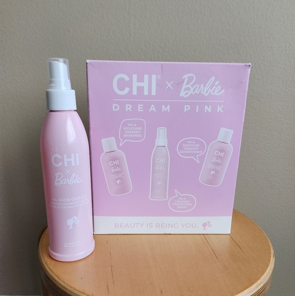 Chi x Barbie Dream Pink Set with extra 44 Iron Guard Spray